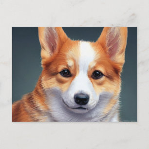Cute Corgi Holiday Card Feestdagenkaart