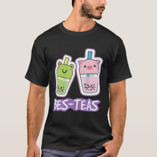 Cute Corgi houdt van Bubble Tea Funny Boba's Dog W T-shirt