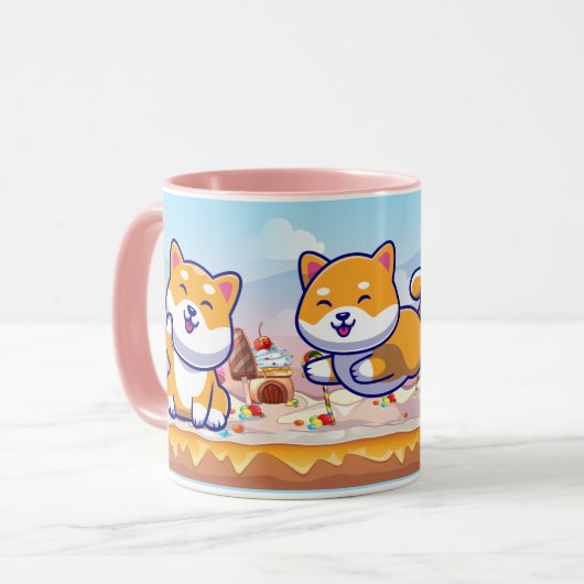 Cute Corgi Mug (Devant gauche)