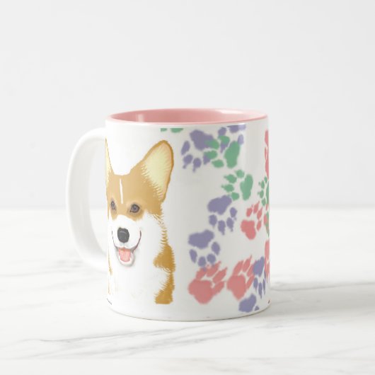 Cute Corgi Mug (Devant gauche)