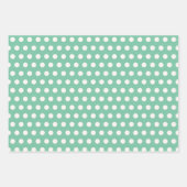 Cute Corgi papier d'enveloppement Floral Ensemble (Devant 2)