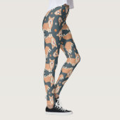 Cute Corgi Pattern Leggings (Rechts)