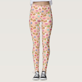 Cute Corgi Pattern - Leggings