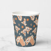 Cute Corgi Pattern Papieren Bekers (Rechts)