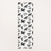 Cute Corgi Pattern Yogamat (Voorkant)