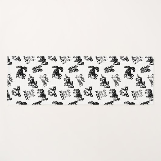 Cute Corgi Pattern Yogamat (Voorkant (horizontaal))