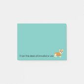 Cute Corgi Personalize Post-it® Notes (Voorkant)
