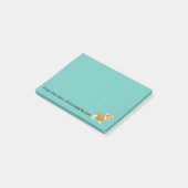 Cute Corgi Personalize Post-it® Notes (Schuin)