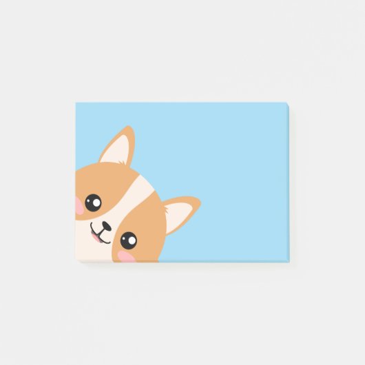 Cute Corgi Post-it® Notes (Voorkant)