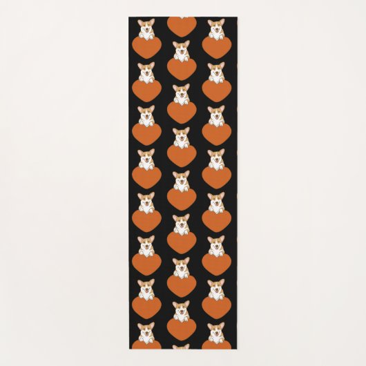Cute Corgi Puppy Dog Yogamat (Voorkant)