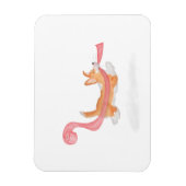 Cute corgi puppy stealing toilet roll magnet magneet (Verticaal)