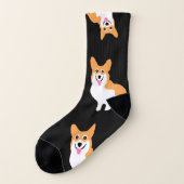 Cute Corgi Sokken (Links - buitenkant)