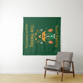 Cute Corgi St. Patrick's Day Wandtapijt Wandkleed (In Situ (horizontaal))