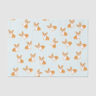 Cute Corgi-weefselpapier Tissuepapier