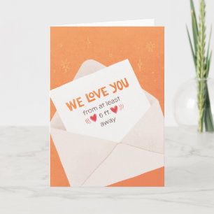 Cute Coronavirus Pandemic Enmoezer Card Kaart