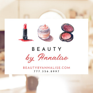 Cute Cosmetics Visagist Raamsticker