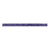 Cute Cosmic Pattern Sterrennacht Galaxy Navy Blue Lint (Voorkant)