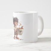 Cute Cosy Fille Café Mug (Devant droit)