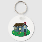 Cute Cottage Home Sleutelhanger (Voorkant)