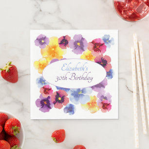 Cute Cottagecore Tuinfeest Boho Bloemige Verjaarda Servet