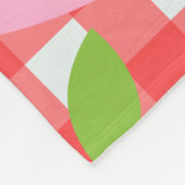 Cute Cottcore  aardbei Pset in Red Fleece Deken (Hoek)