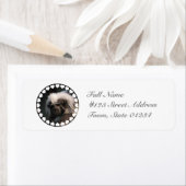 Cute Cotton Topped Tamarin Mailing Labels (Insitu)