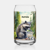 Cute Country raccoon ajouter nom (Verso)