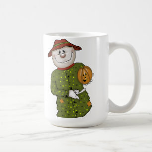 Cute country screcrow Folk Art Koffiemok