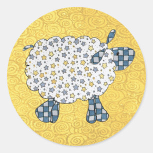 Cute Country Sheep Sticker
