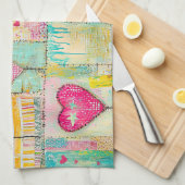 Cute country style theedoek (Quarter Fold)