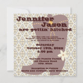 Cute Country Western Cowboy Wedding Invitations (Dos)