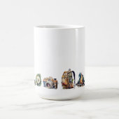 Cute Couple Adventure Commence Mountain Coffee Mug (Centre)