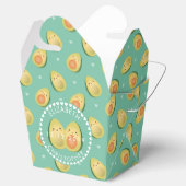 Cute Couple Avocado's Laten we Avocuddlen Trouwfee Bedankdoosjes (Geopend)