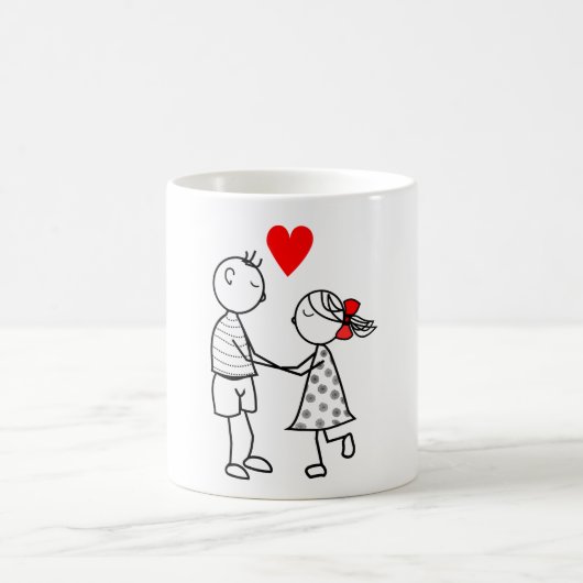 Cute Couple Café Mug (Centre)