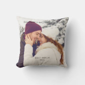 Cute Couple Custom Foto Kussen (Voorkant)
