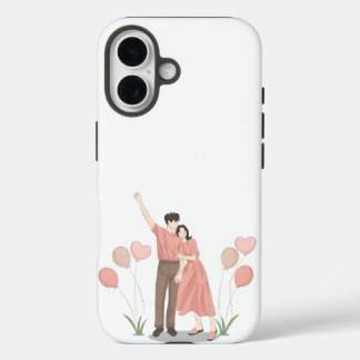 Cute Couple Liefde Hoesje voor Telefoon