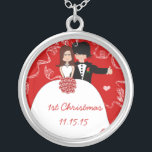 Cute Couple Mariage de musique 1er collier de Noël<br><div class="desc"></div>