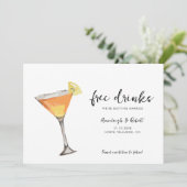 Cute Couple Photo Script Minimalist Weddenschap Save The Date (Staand voorkant)