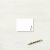 Cute Couple Post-it® Notities Notes (Op bureau)