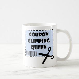 Cute Coupon Clipping Queen Gezegde Koffiemok