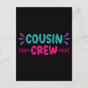 Cute Cousin Crew Briefkaart