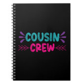 Cute Cousin Crew Notitieboek (Voorkant)