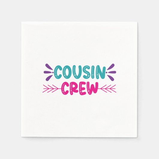 Cute Cousin Crew Servet (Voorkant)