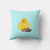 Cute Coussin de canard jaune (Verso)