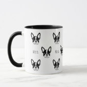Cute coutume taureau français mug (Gauche)