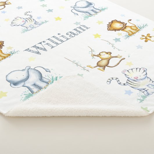 Cute couverture bébé jungle (3/4)