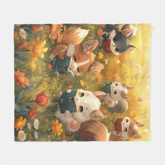 Cute couverture en polaire (Devant (Horizontal))