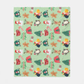 Cute couverture en polaire Noël (Devant)