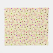 Cute couverture en polaire Nounours (Devant (Horizontal))