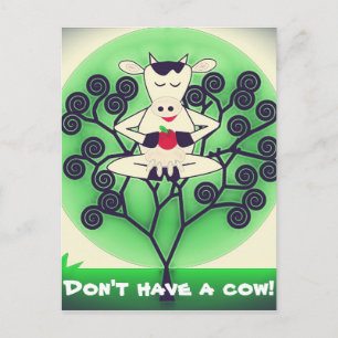 Cute Cow Briefkaart